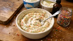 Glassa Funfetti fatta in casa: fresca, cremosa e pronta in pochi minuti