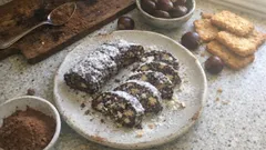 Salame di castagne: il dolce autunnale facile da preparare anche in anticipo