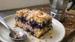 Torta crumble ai mirtilli: semplice da fare e ancora più buona il giorno dopo